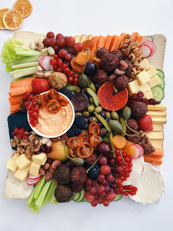 Festive Vegan Cheese Platter