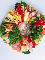 Crudites and Hummus Platter