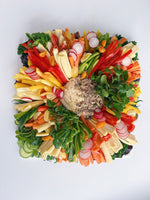 Crudites and Hummus Platter